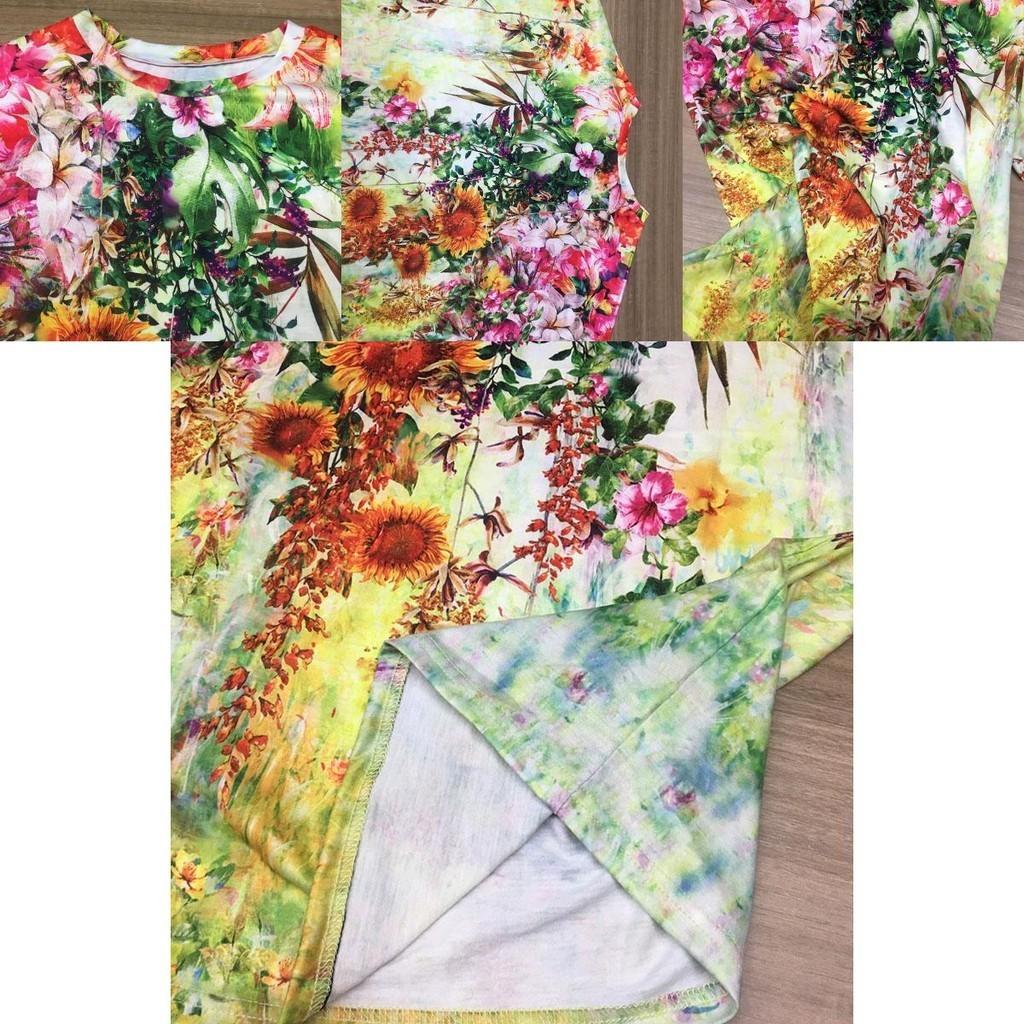 Women's Floral Print Short Sleeve Tops Featuring Soft Material For Ultimate Comfort