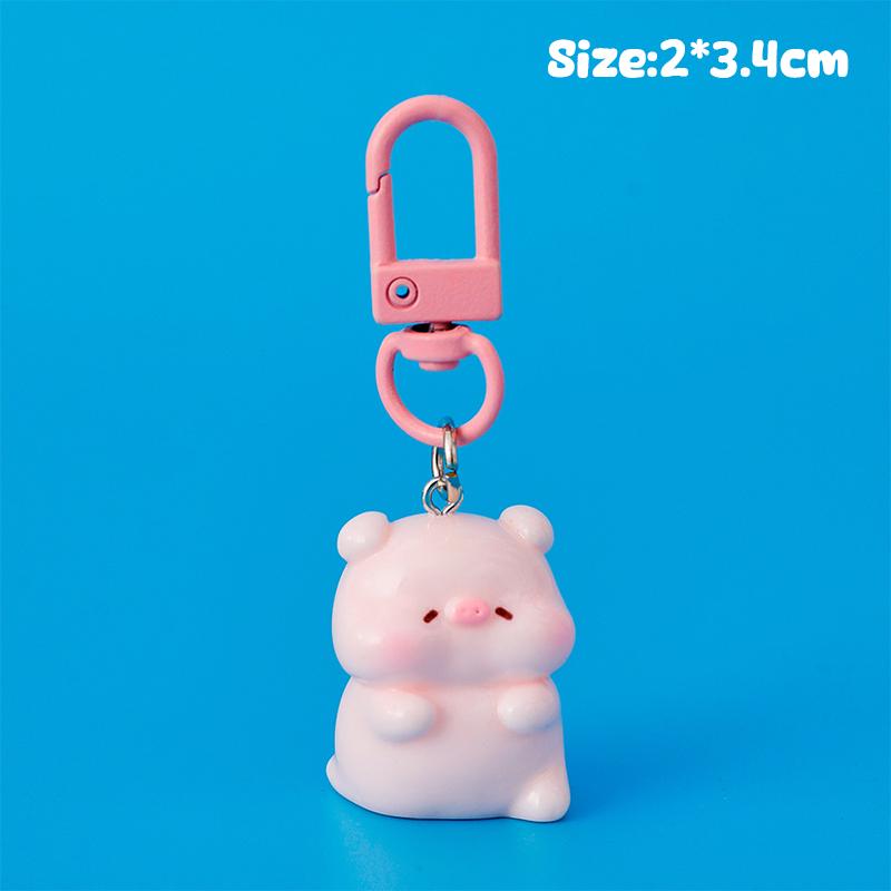 

Мультяшный милый брелок из смолы в виде свиньи, кулон, автомобильные брелоки, подвески для сумок, украшения, изысканные украшения для рюкзака, аксессуары, подарки