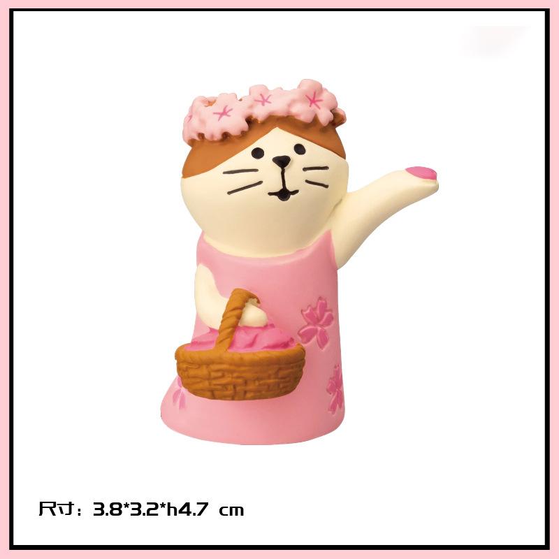 

Zakka Япония Фестиваль цветения сакуры весной Япония Декоративные фигурки Ремесло из смолы Домашний декор Украшение стола Орнаменты Подарки