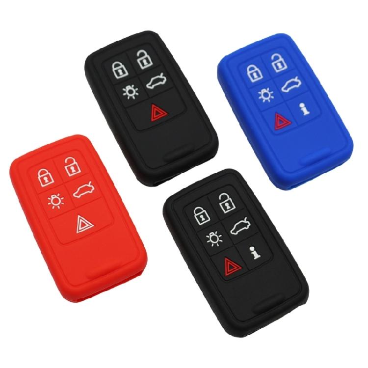 Ergonomic Silicone Key Fob Protector Shock Absorbing Design Non Slip Multi Color Option All Climate Resistance For Remotes