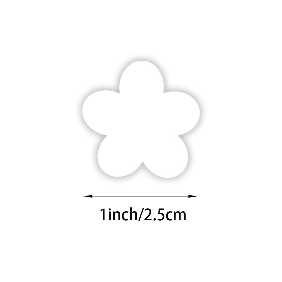 Heart-Shaped Love Stickers - 500 Self-Adhesive Labels per Roll