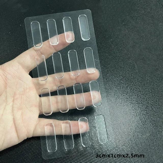 Silicone Self Adhesive Furniture Pads Crib Bumper Pads Refrigerator Anti-collision Strip Wall Protector Door Stopper Silencer