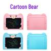 Kids' Cartoon Bear Color LCD Writing Tablet - Pink Bear, 2-Pack