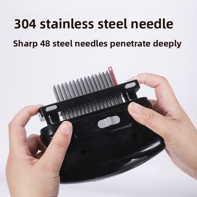 Stainless Steel Tenderizer Tool With Detachable Parts For Cooking And Barbecue