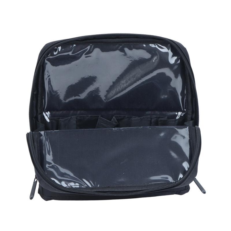 Makeup Brushes Storage Pouch Foldable Stand-up with Adjustable Dividers Durable Portable Organizer for Makeup Artists Travel
