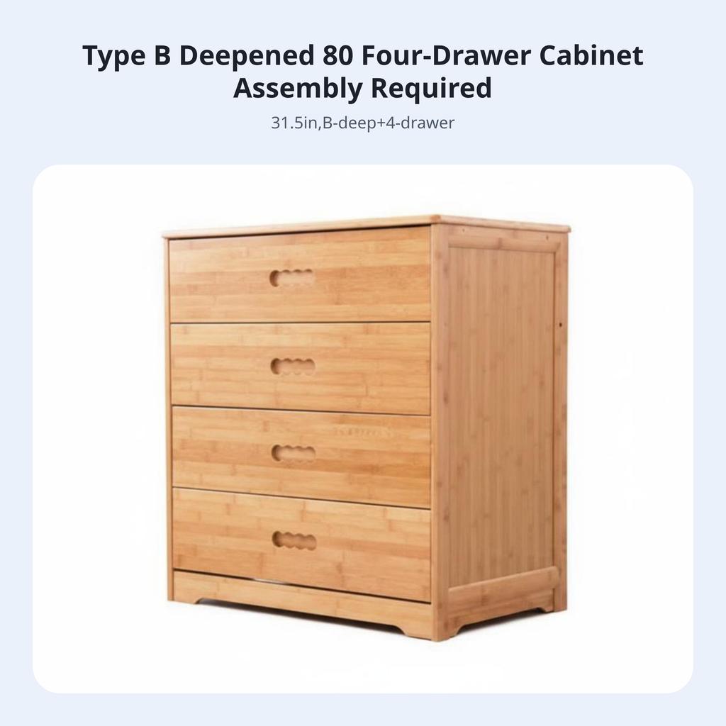 Multitiered Drawer Chest Large Capacity Storage Furniture Sturdy and Long-Lasting Easy to Clean for Adults