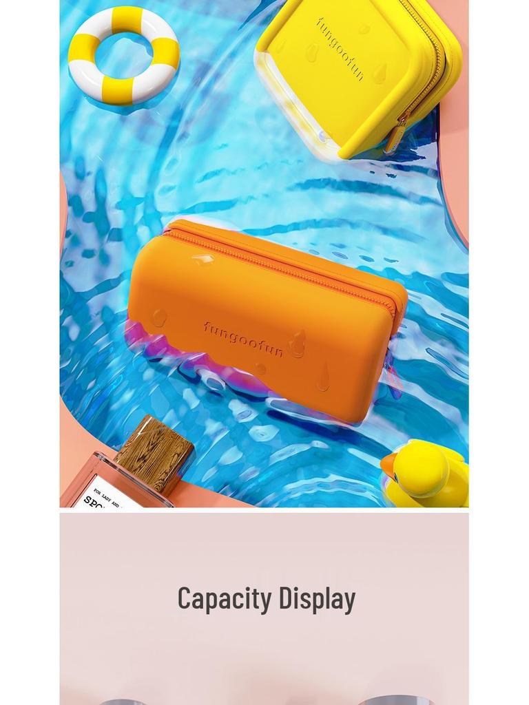 Women's Portable Large-Capacity Travel Makeup Bag - High-Value, Ins Style Skincare Storage Box