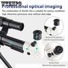 High-Power 40X Magnification Telescope - Portable Monocular with 80mm Lens, Manual Focus for Stargazing & Astronomy Enthusiasts