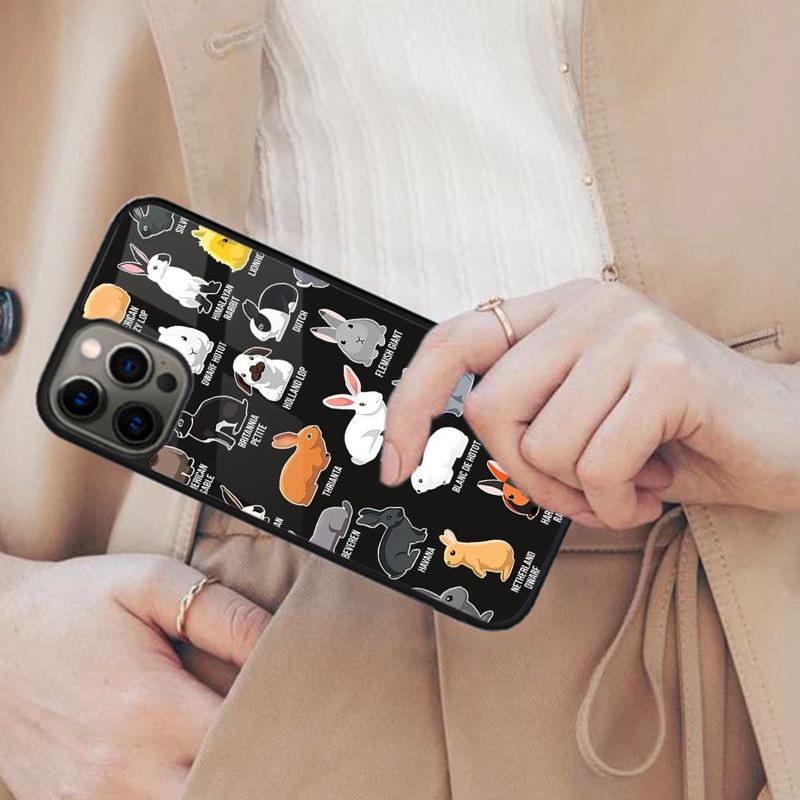 Bunny Rabbits Magnetic Phone Case For APPLE iPhone 17 Air 16 14 13 12 Pro Max 15 Plus Wireless Charge With MagSafe Cover