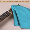 uxcell 30x30cm Extra Large Microfiber Instrument Cleaning Thick and for Cymbal for and Other Instruments 4-Pack Cloths, Soft, Cleaners, Pink, Violin,