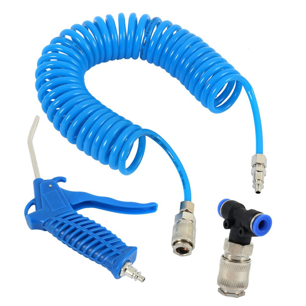 Luftblaspistole Staubbläser Reinigungsdüse Pneumatisches Reinigungswerkzeug mit Schlauch Geeignet für Kompressor Luftblaspistole
