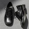 2025 Spring Men's Casual Leather Shoes Dress Business Men's Gentleman Glossy British Leather Shoes 25756-X