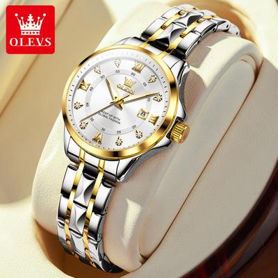 New Top Ladies Watch Fashion Stereo Dial Single Calendar Quartz Watch Waterproof Waterproof