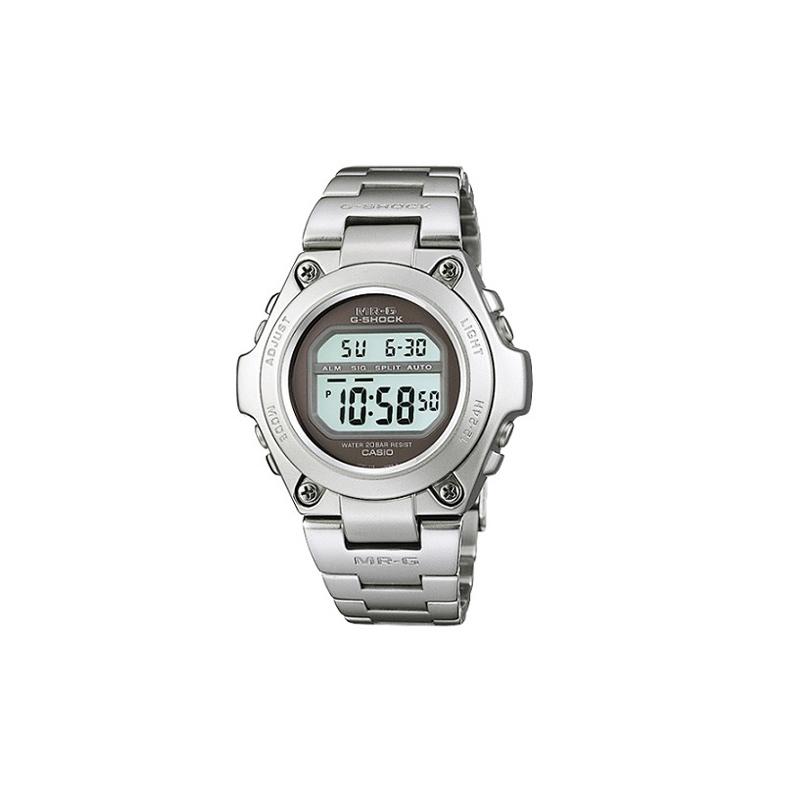 

Casio MR-G series 200 meters waterproof quartz movement stainless steel strap Japanese and Korean watch men s watch gray dial MRG-100-1 серый