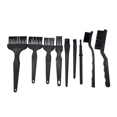 9x/Set Practical Anti-static Brushes Crank Straight Handle Cleaning Brushes PCB Circuit Board Brush for Home Office Car