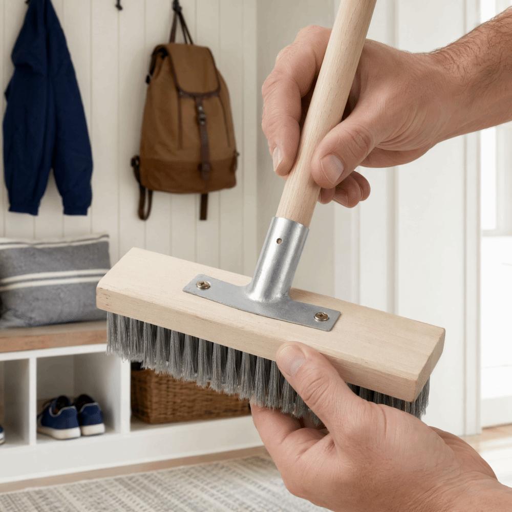 Corrosion-Resistant Wire Broom Brush Stainless Steel Floor Scrubbing Brush  Swimming Pool