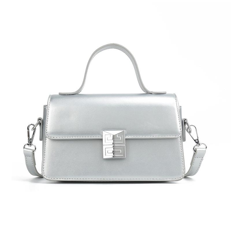 Summer New Texture Trend Small Square Bag Women's Bag Messenger Bag Casual Simple Fashion Handbag