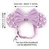 Disney 3,3" Minnie Mickey Ohr Elastische Stirnbänder Neugeborenen Mode Glitzer Verstellbares Haarband Baby DIY Haarschmuck Festival Reise