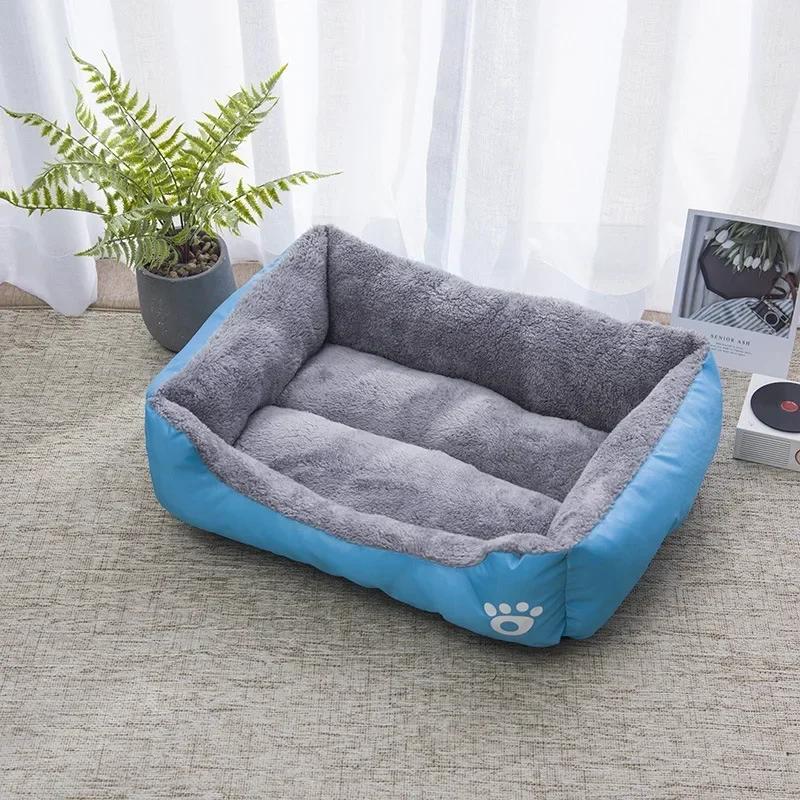 Dog Bed Pets House for Puppy Small Medium Large XXL Supplies Kennel Mat Nesk Sleeping Plush Washable Cat Cushion Products Indoor