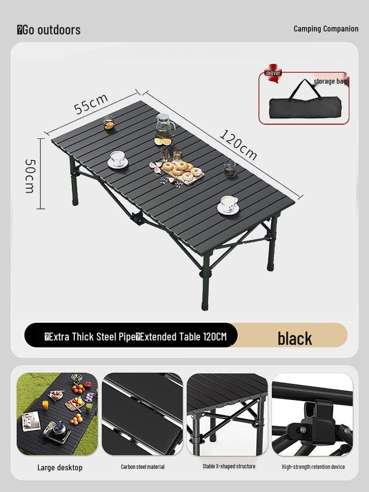 Portable Outdoor Folding Table & Chair Set - Perfect for Camping & Picnics