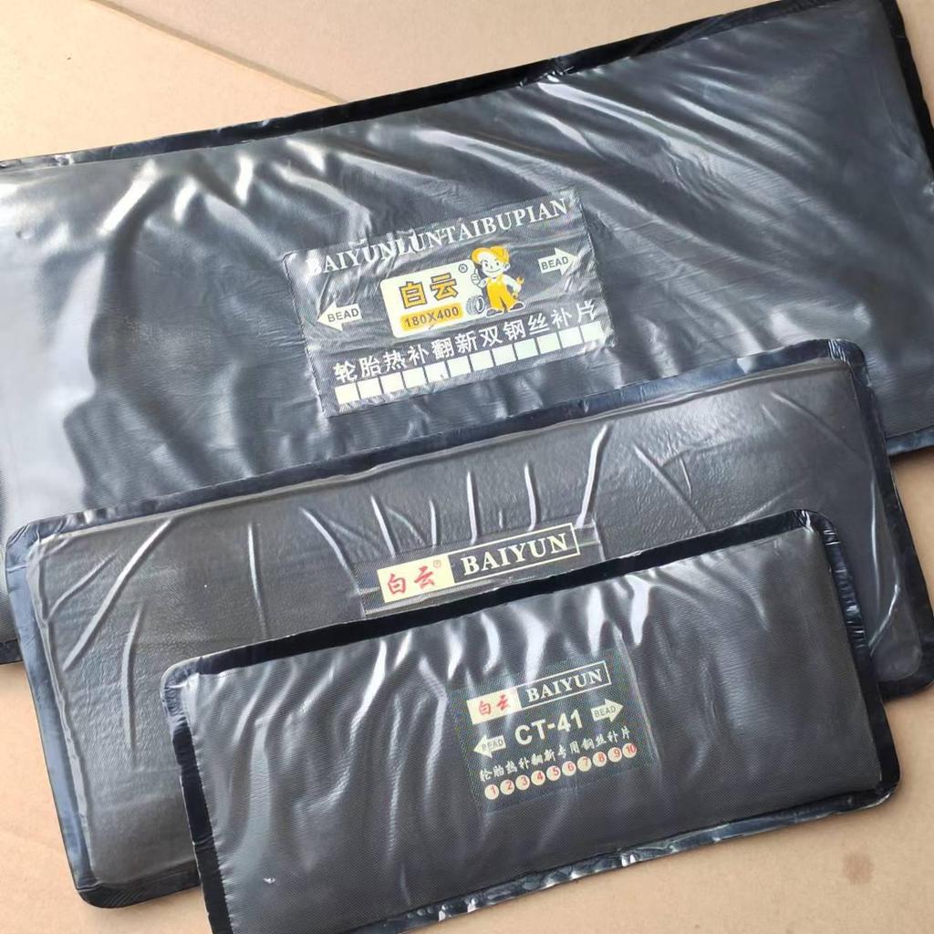 Rohgummi-Reifenreparaturflicken - Vulkanisierender stahlverstärkter quadratischer Runderneuerungsflicken