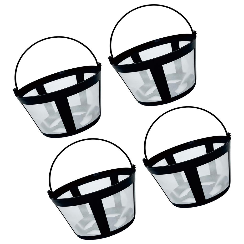 4Pcs Durable Nylon Coffee Filter Basket Coffee Filter Strainer Tool For Pure Coffee Experience In Home And Cafes