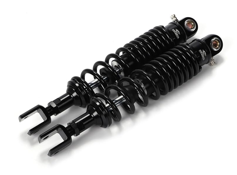 

320mm CNC Aluminum Rear Suspension Kit for Yamaha Majesty Cygnus Rear Aftermarket Part 125, X, BW S Suspension, Universal, (Black) чёрный