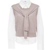 2025 Autumn Knitted Vest & Shirt Two-Piece Set