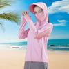 Thin long-sleeved cool ice silk sunscreen clothes for women's 1011 summer new UV protection and breathability