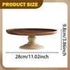 Cake Stand Holder Showcasing Rustic Display Dessert Candy Dish Plate for Living