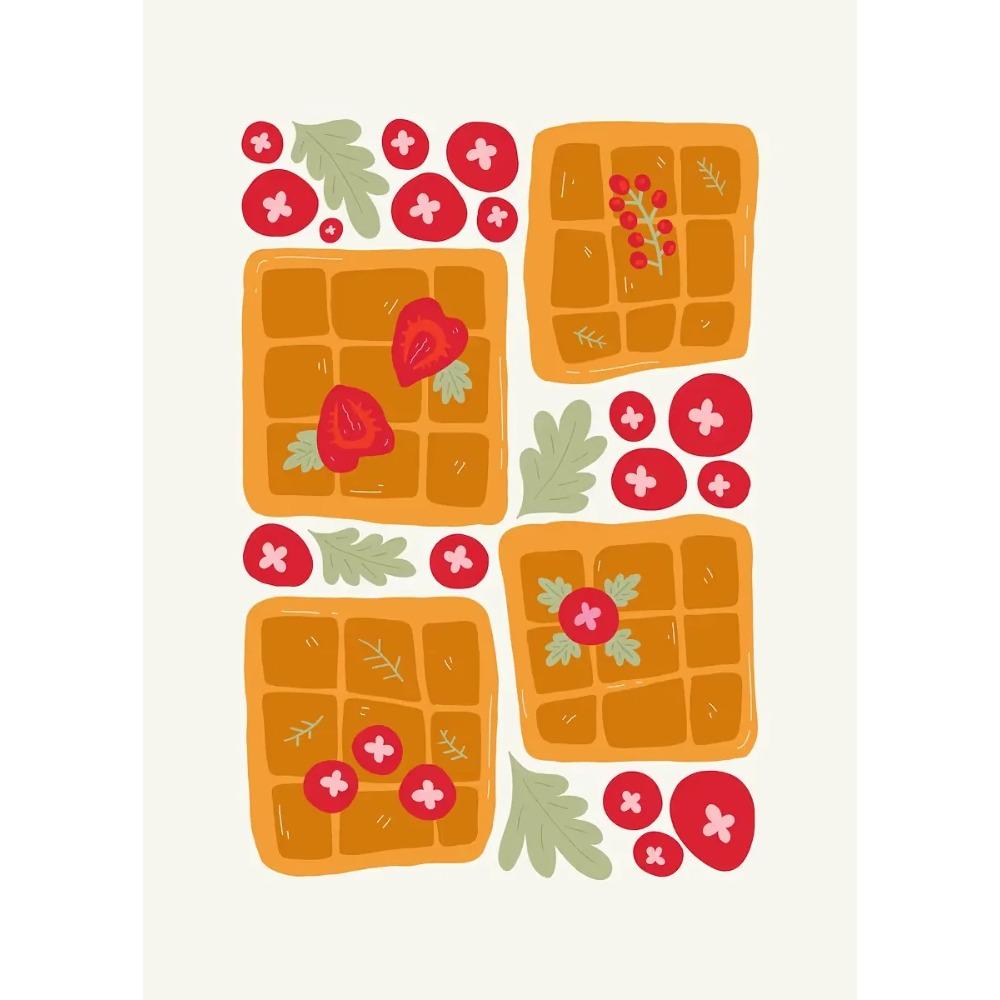 Minimalism Foods Posters Delicious Oyster Pink Ramen Bowl Shrimp Hot Dog Prints Canvas Painting Wall Pictures Home Kitchen Decor