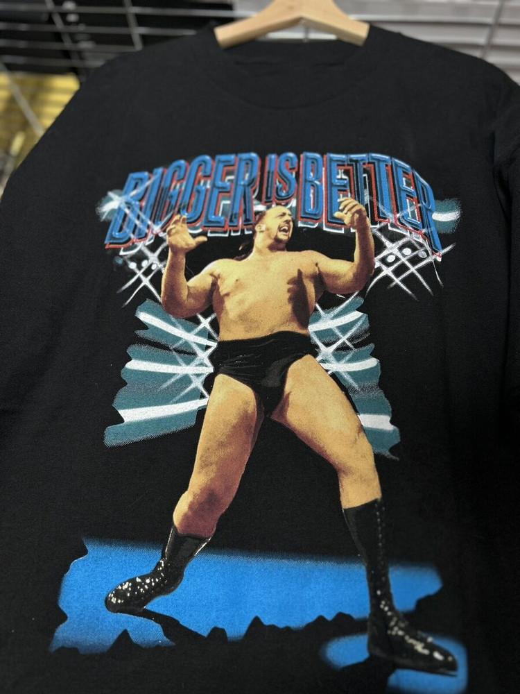 Rare Big Show Black Color 100% Heavy Cotton Shirt Gift For Fan Unisex T-Shirt S