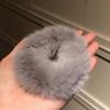 10-Pack of Random Colors, Autumn and Winter Simple Plush Hair Ties, Faux Mink Fur Hair Bands, Korean Style, Trendy, Non-Damaging to Hair, C