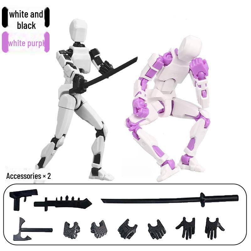 3D Movable Jointed Children's Dolls - Decompression Toy