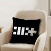 Kpop IILLIT Pillow Covers Cartoon Sofa Decorative Home Doublesided Printing Short Plush Cute Cushion Cover