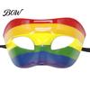 Squisito Accessorio Mascherato Maschera di Carnevale per Uomini Donne, Colorata Arcobaleno Splendida Maschera per Costume di Carnevale, Festa di Ballo Veneziana, Carnevale,