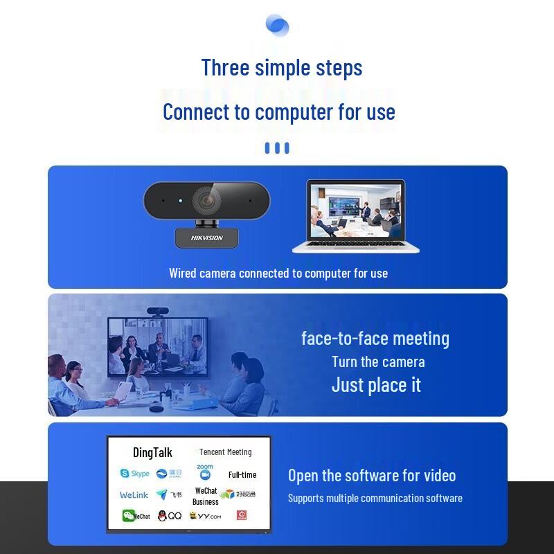 Hikvision E14 USB HD Wide-angle Conference Camera