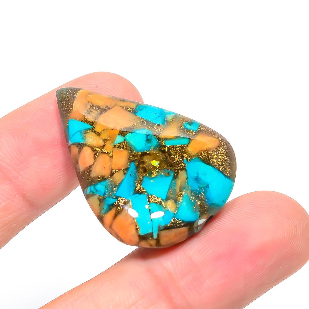 Spiny Oyster 2.7x3.7mm Natural Cabochon Fine Loose 43.8Cts. q1Z49