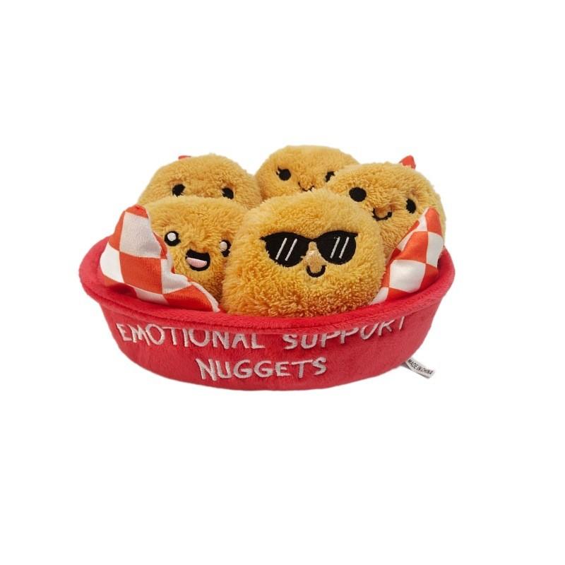 Emotional Support Chicken Nuggets Plush Toy With Soft Crystalfiber For Stress Relief And Gift