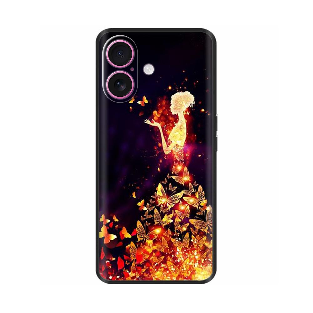 Luxury Shockproof Cover For iPhone 16 Plus Soft Silicone Case For Apple iPhone 16+ 16 Pro Max Bumper Soft Phone Protective Cover