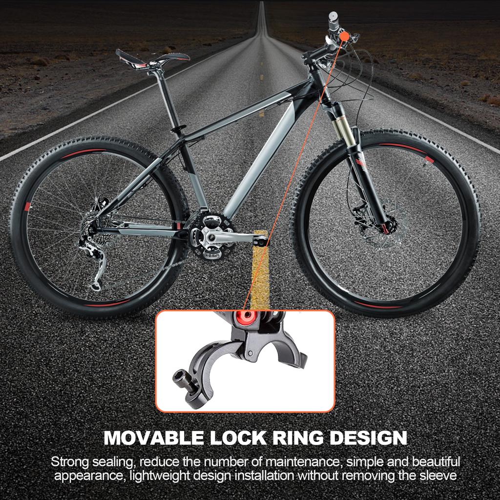 Hydraulic Brake Set Mountain Bike Hydraulic Disc Brakes, Bicycle Disc Brake Set Front 800mm Rear 1400mm MTB Hydraulic Brake Set