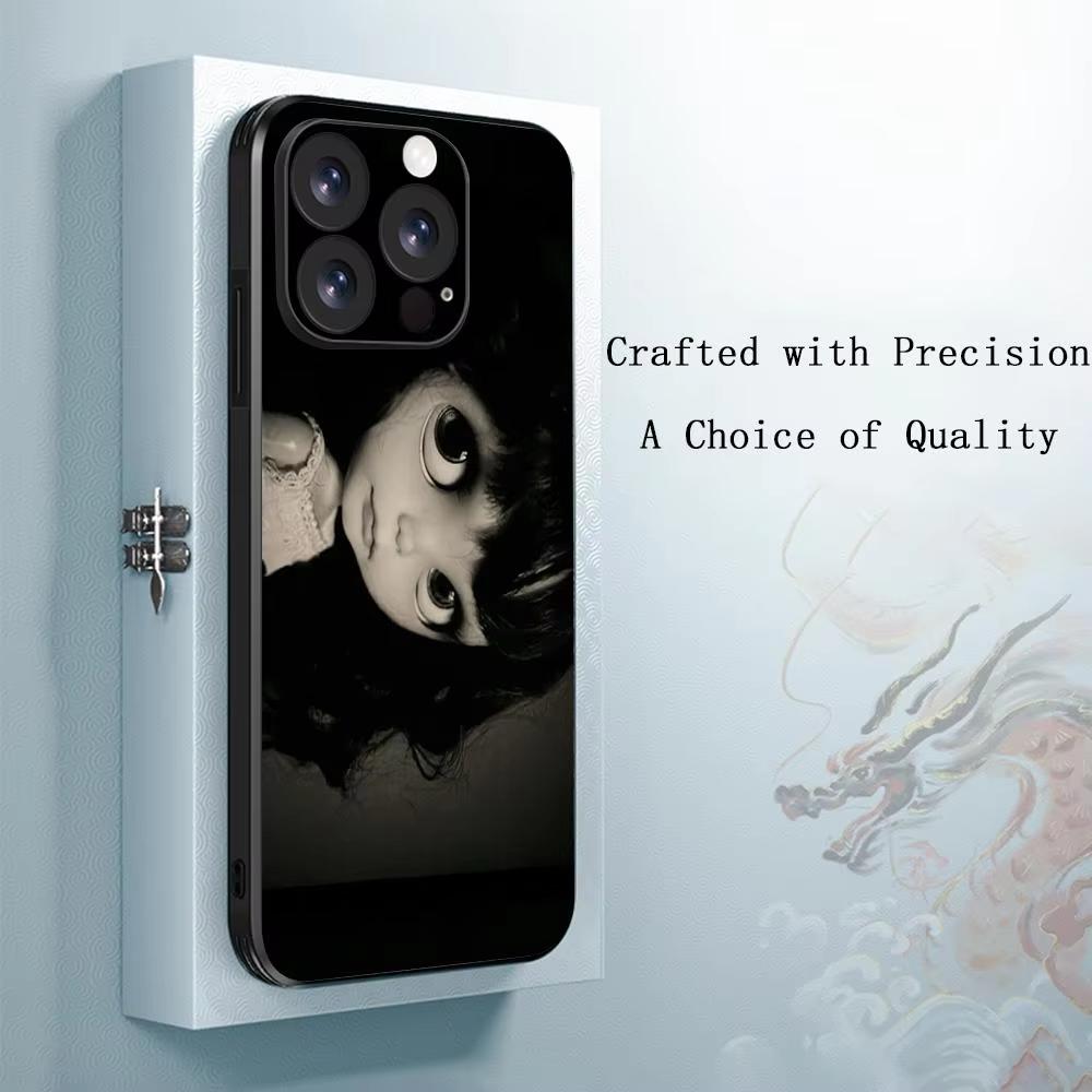 Bl-ytheS Cute doll fashion design Phone Case For iPhone 17 16 16e 15 14 13 12 11 Plus Mini Pro Max Soft black Shockproof Cover