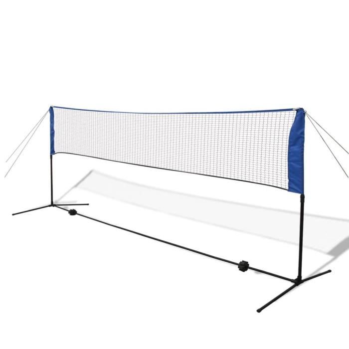 Filet de badminton - vidaXL - 300 x 155 cm - Réglable - Sac de transport inclus - Multisport