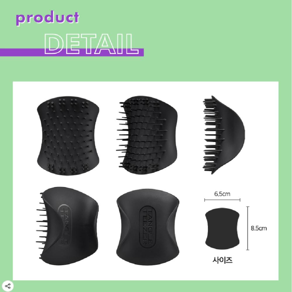 TANGLE TEEZER Scalp Massage Brush Onyx Black