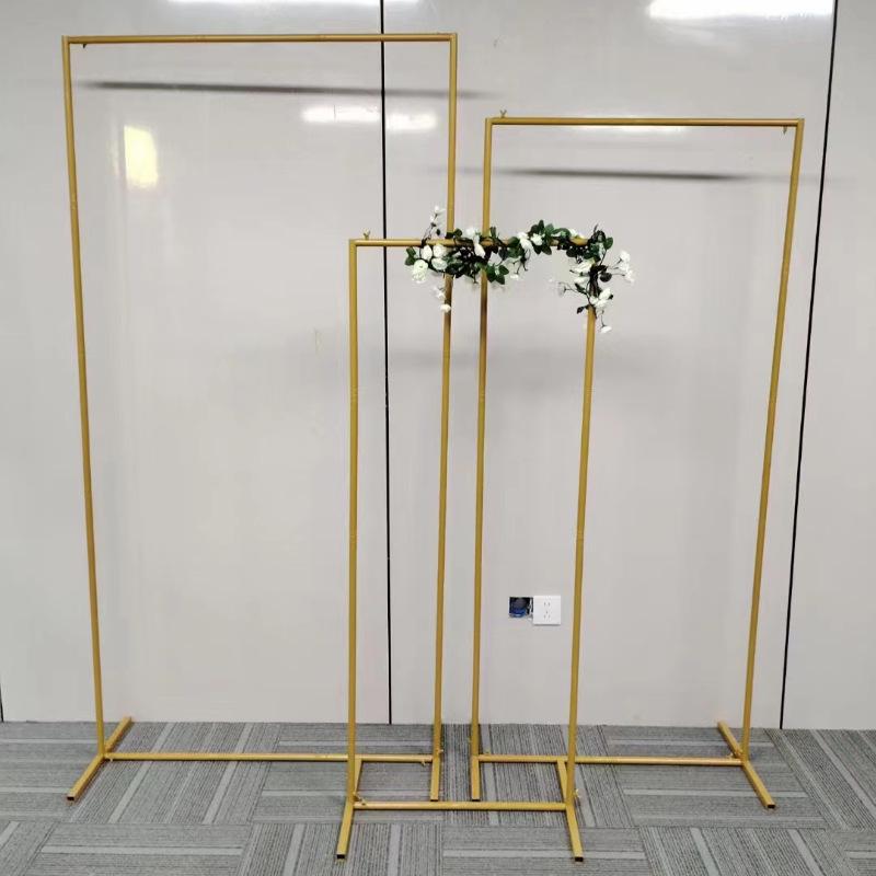 Rund bågställning i smidesjärn för bröllops- och festballonger