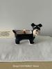Creative Schnauzer Cute Cartoon Puppy Ceramic Incense Burner Ornaments Ins Style Storage Decorative Ornaments