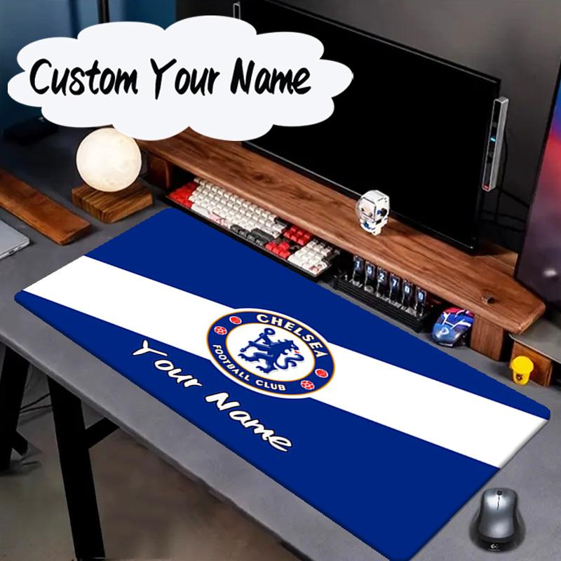 Custom Name Mouse pad Chelsea Football Club Crest Mouse pad, Gaming Mouse Pad, keyboard pad, Desk Decor for computer notebook Fan Birthday Gift