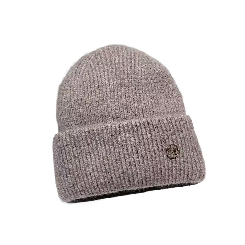 

Шапка из искусственного кроличьего меха Детская Новая Осенне-зимняя Универсальная Шапка из вязаной пряжи Большой Обхват головы Теплая Защита ушей Холодная Шапка