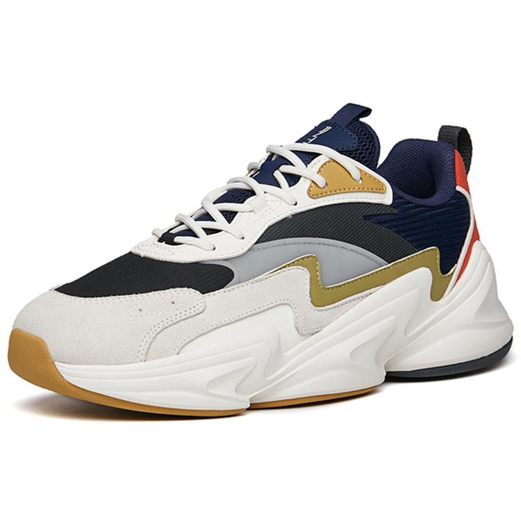 New Anta Life Collection Cushioning Anti-Slip And Wear-Resistant Low-Top Sports Casual Shoes Men's White Blue Gray 112218883-4