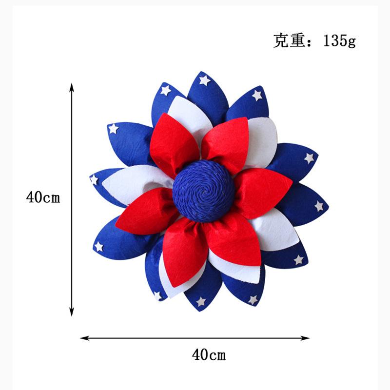 Independence Day Wreath Decorations Easter Window Decorations Door Pendants Wreath Props